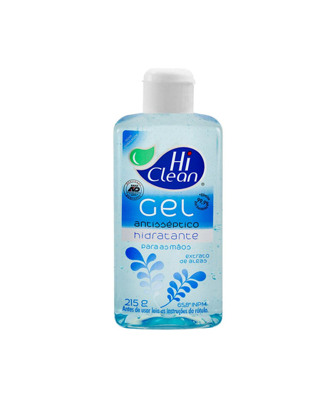 imagem do produto Alcool Gel 70% Hi Clean 250ml Extrato de Algas - HICLEAN