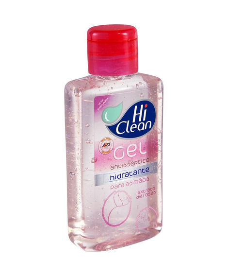 imagem do produto Alcool Gel 70% Hi Clean 70ml Extrato de Rosas - HICLEAN