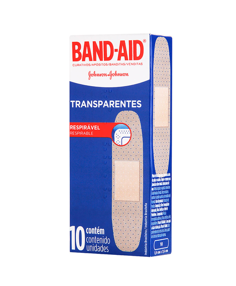 imagem do produto Band Aid Transparentes 10 Unidades - JOHNSON & JOHNSON