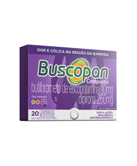 imagem do produto Buscopan Composto 20 Comprimidos - HYPERA PHARMA