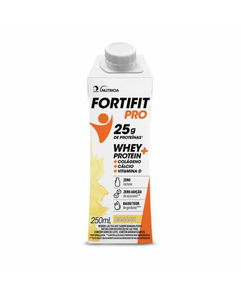 imagem do produto Fortifit Pro Banana Bebida Lactea 250ml - DANONE