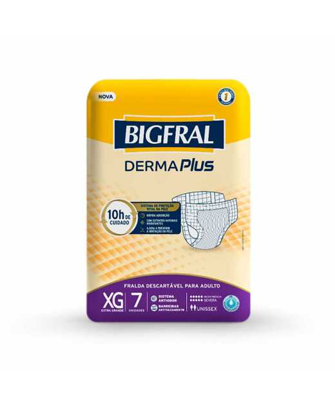 imagem do produto Fralda Bigfral Derma Plus Xg 7 Unidades - ONTEX