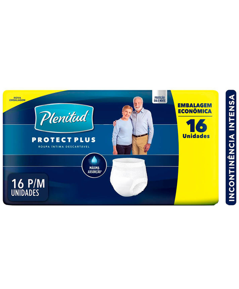 imagem do produto Fralda Plenitud Protect Plus P/m 16 Unidades - KIMBERLY-CLARK