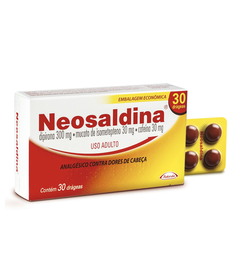 imagem do produto Neosaldina 30 Drágeas - HYPERA PHARMA