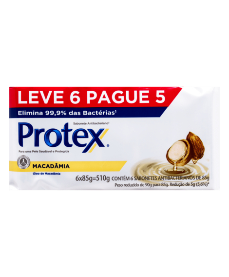 imagem do produto Sabonete Protex 85g 6 Unidades Macadamia - COLGATE-PALMOLIVE